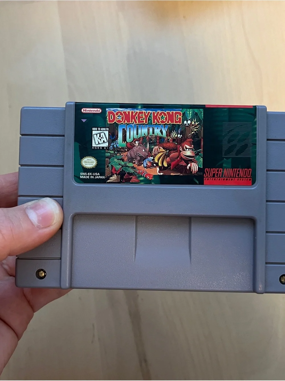 Donkey Kong Country SNES Authentic Tested Working